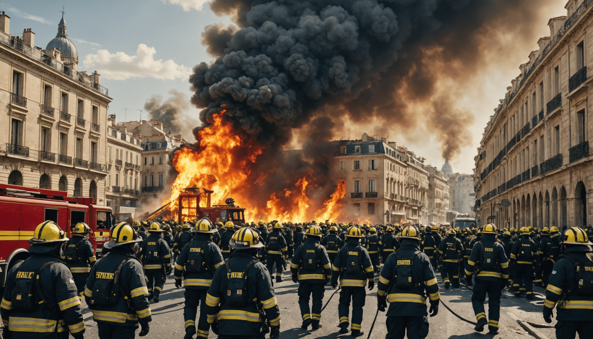 découvrez comment bruno retailleau rend hommage aux 800 sapeurs-pompiers héroïques de marseille, qui se battent avec bravoure pour maîtriser un incendie dévastateur. un acte de courage et de solidarité face à la tragédie.